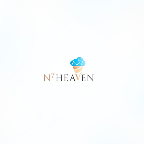 Logo for a nitrogen ice cream shop