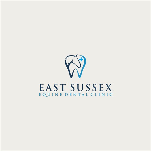 equine dental clinic logo