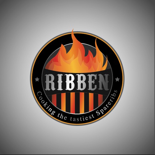 Create a winning logo for Ribben - cooking the tastiest spareribs