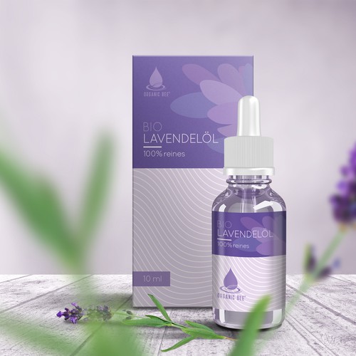 Label Design for Natural Lavender Oil