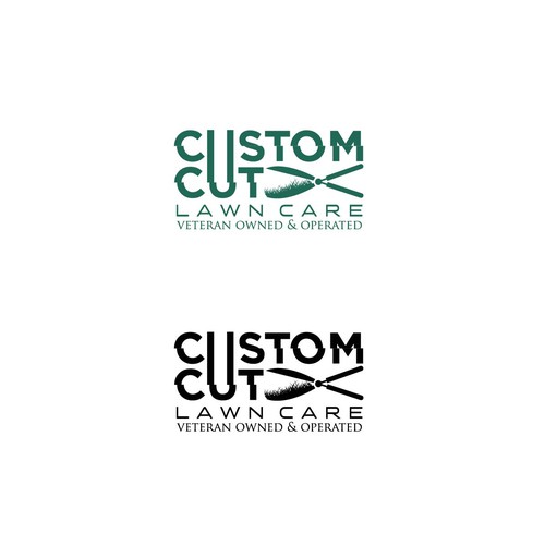 Custom Cut Lawncare Logo Design