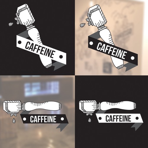 Unique logo for cafe shop