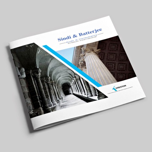 Sophisticated brochure for Sindi & Batterjee, an auditing & consulting firm.