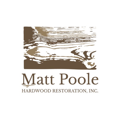 LOGO FOR WOOD FOR HARDWOOD RESTORATION