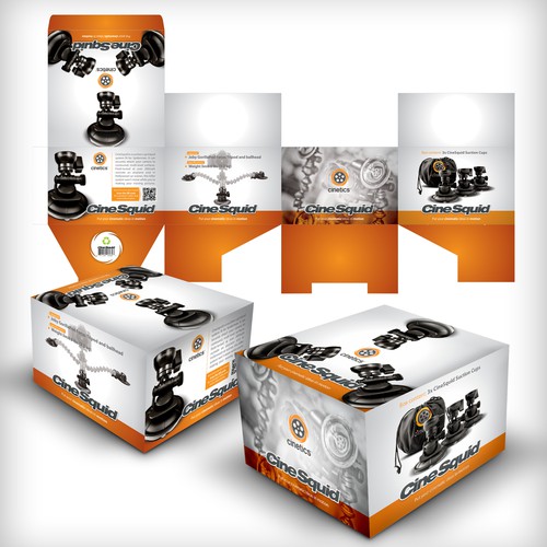 Create the next product packaging for Cinetics