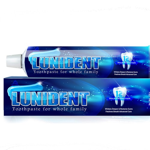 Toothpaste wrap design