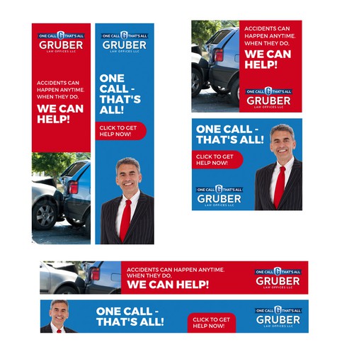 Animated html5 banner for Gruber Law Offices