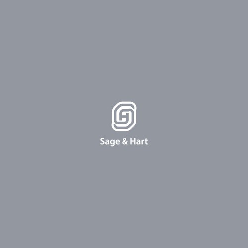 Letter SH logo concept