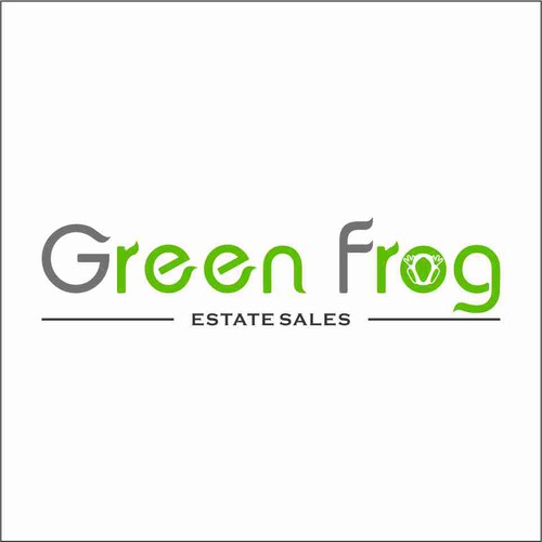 Green Frog Estate Sale Logo Design Contest