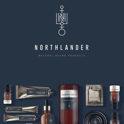 Logo design for beard products brand