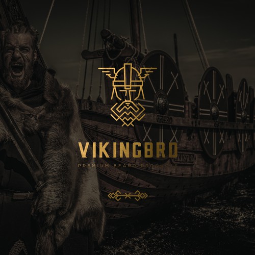 LOGO VikingBro for beard cosmetic brand