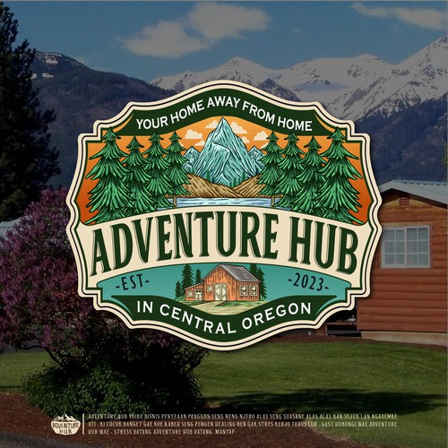 LOGO DESIGN FOR ADVENTURE HUB. 