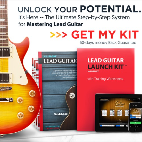 Lead Guitar Launch Kit - Banner Design