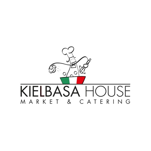 Logotipo ganador para market & catering