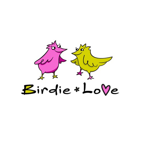 Logo for bird accessories boutique.