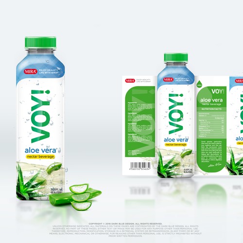 VOY! Aloe vera nectar beverage