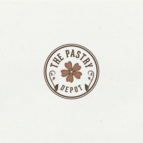 Simple iconic logo for "The Pastry Depot