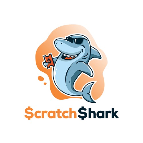Scratch Shark Logo Design