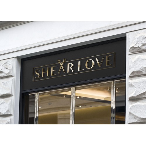 Logo for a Beauty salon Shear Love