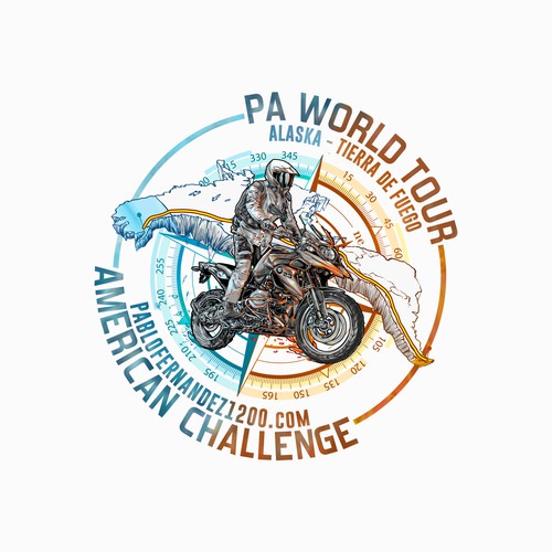 Digital drawing motorcycle