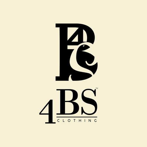 4BS clothing company logo concept