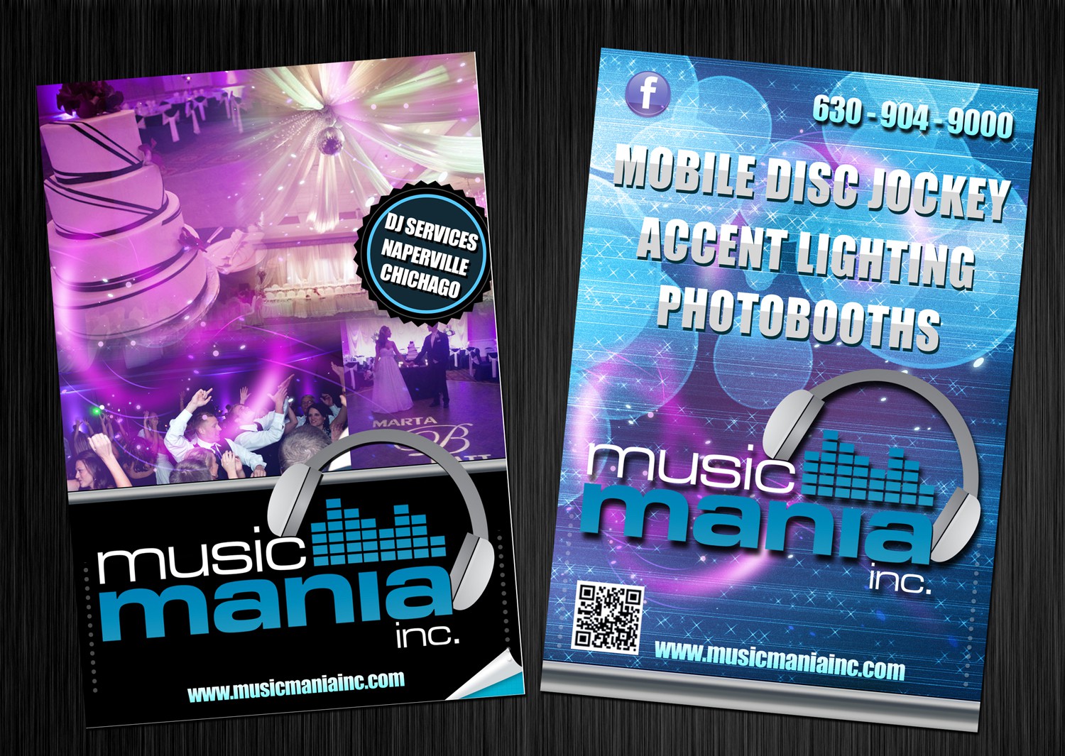 New postcard or flyer wanted for Music Mania Inc.