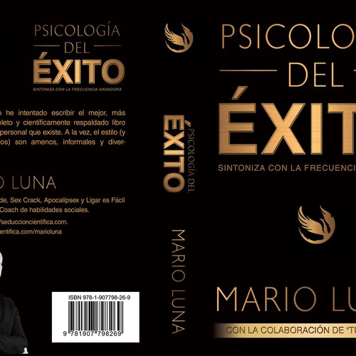 Book cover for "Psicología del Éxito" ("Psychology of Success"), by Mario Luna