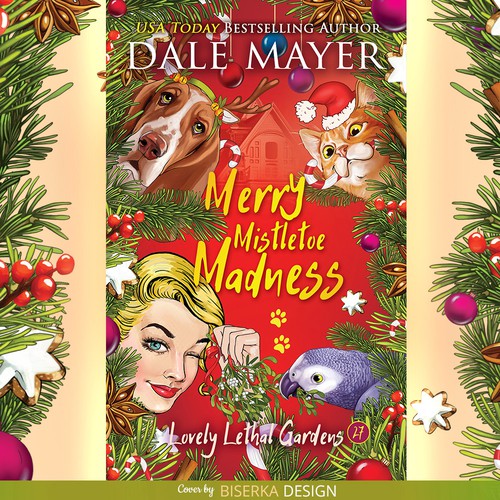 Merry Mistletoe Madness Cover by Biserka Design