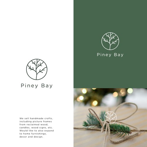  Logo for company that celebrates the beauty & simplicity of nature through handmade crafts & design