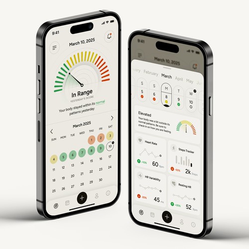 Health Tracking App UI Design