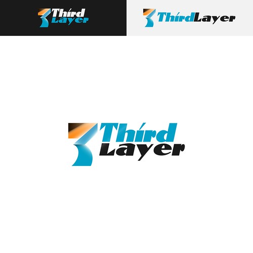 Clean and Bold logo concept for New Company, "Third Layer".