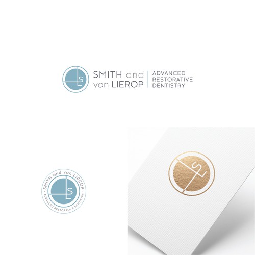 Logo and brand identity for advanced aesthetic dentist partnership
