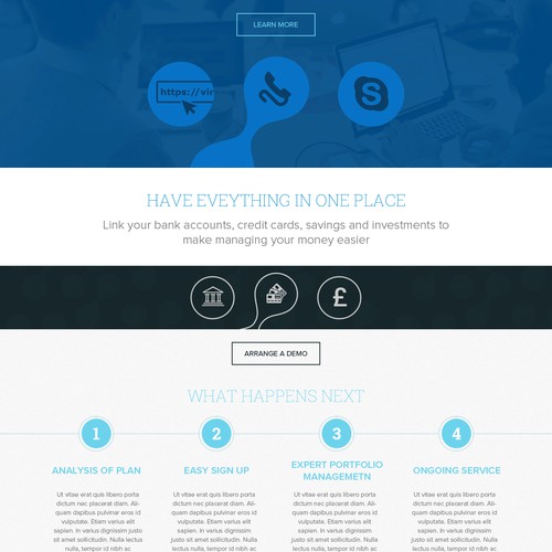 Stylish & Professional website for NEW up and coming IFA company in the UK