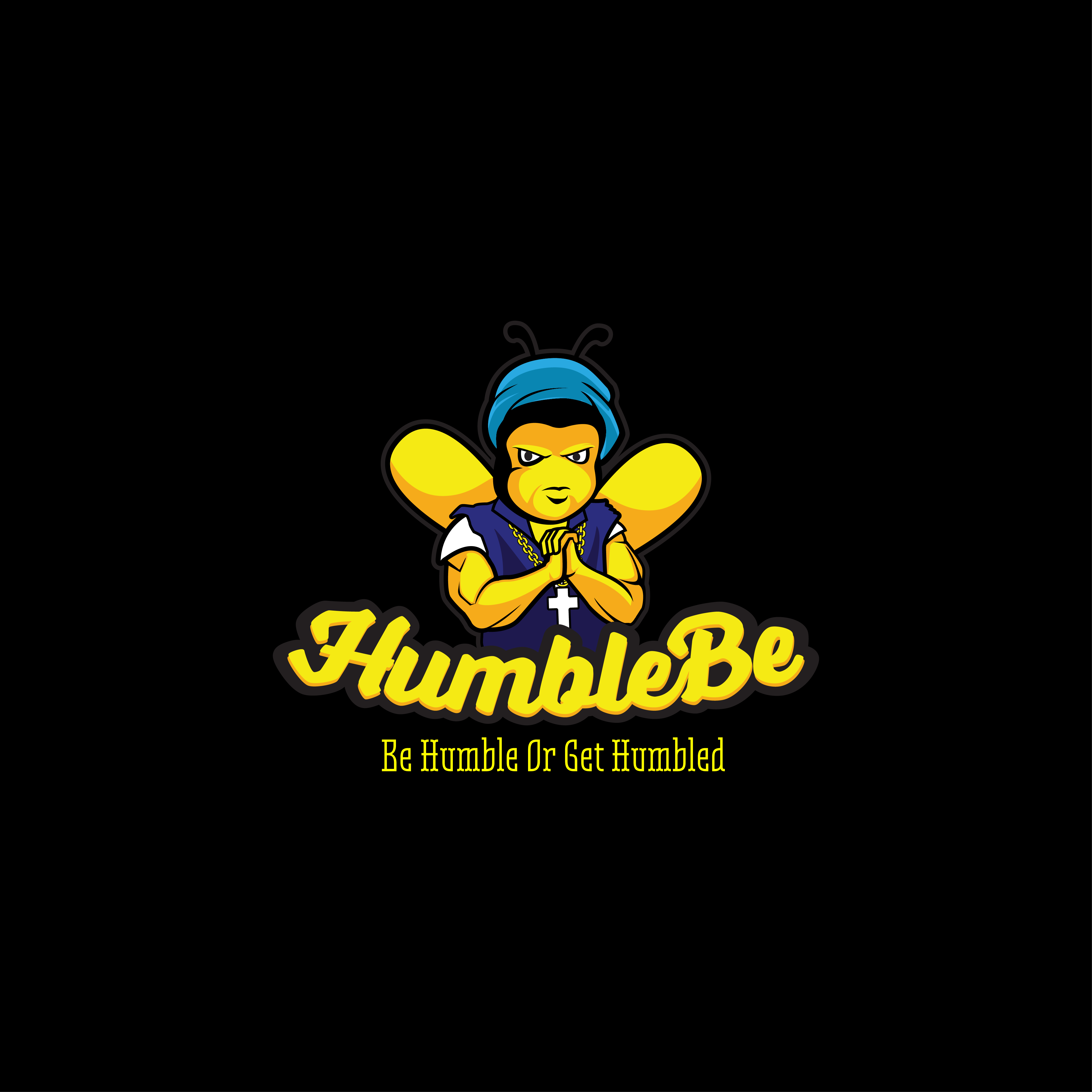 设计一个涂料对HumbleBe音乐标志