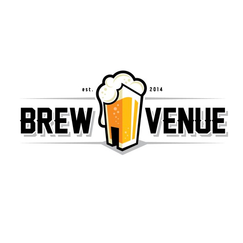 Create a captivating logo for BrewVenue - Combine hops w/ event space!