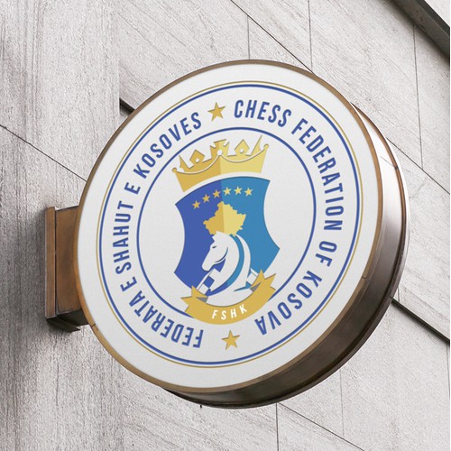 Logo for Chess Federation of Kosovo