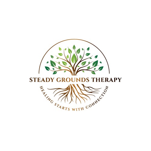 Steady Grounds Therapy Logo Design
