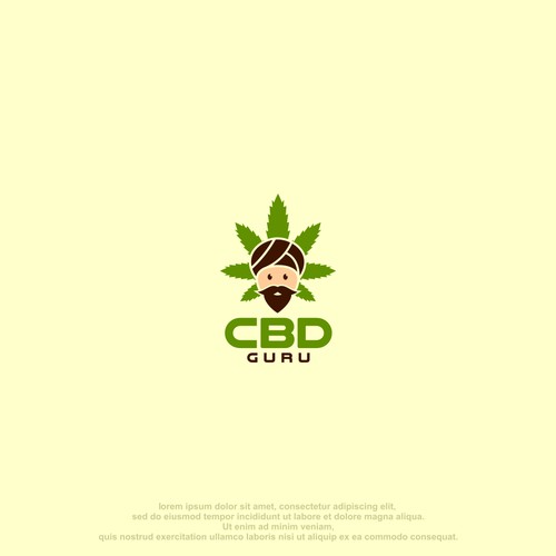 fun logo character for cannabis and medical