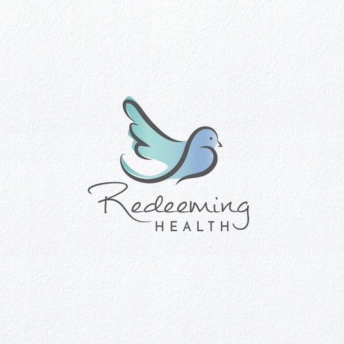 Organic and hand drawn logo for a health coach