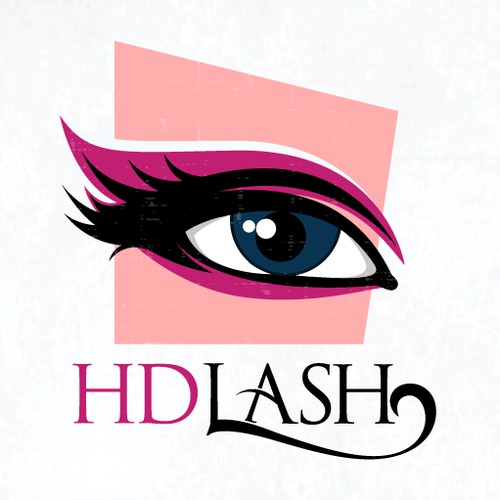 Logo design for "HD LASH"