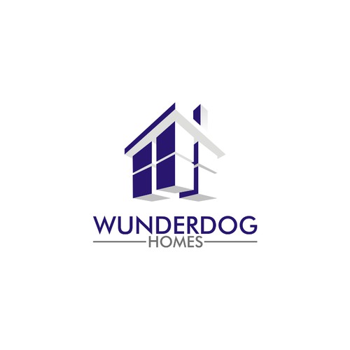 Make a company logo for residential real estate company, Wunderdog Homes!