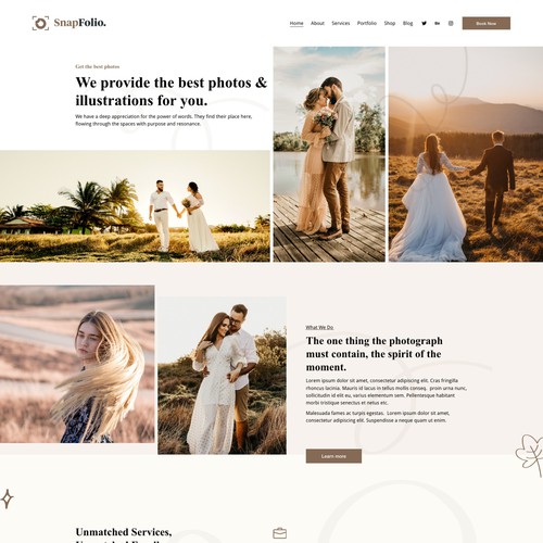 SnapFolio - Custom Photography Website