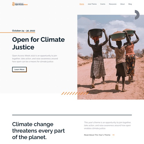 OAW Squarespace Website Design for Non-Profit