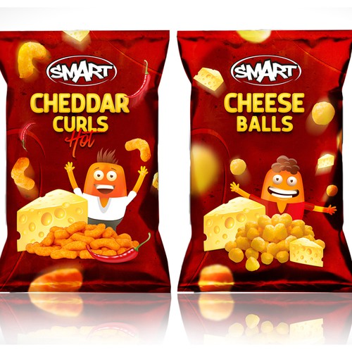 Smart Cheese Snacks Package Design Winner