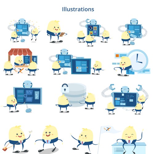 Character Mascot and Documentation for Katalyo's Website