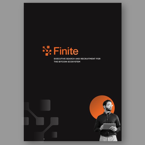 Capabilities brochure for a Bitcoin recruitment company