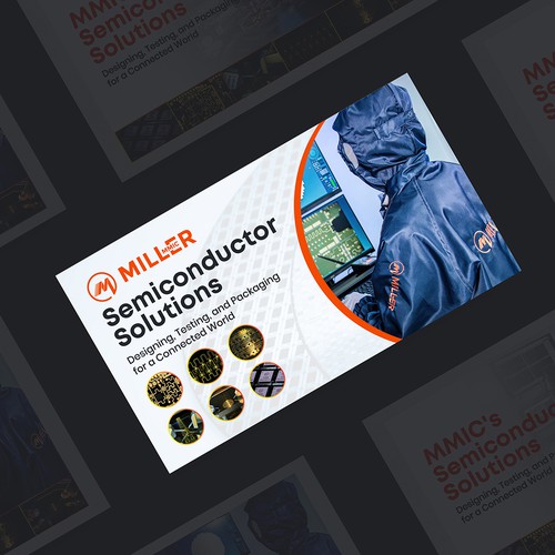 Futuristic Semiconductor Innovation: MMIC Banner Image Design