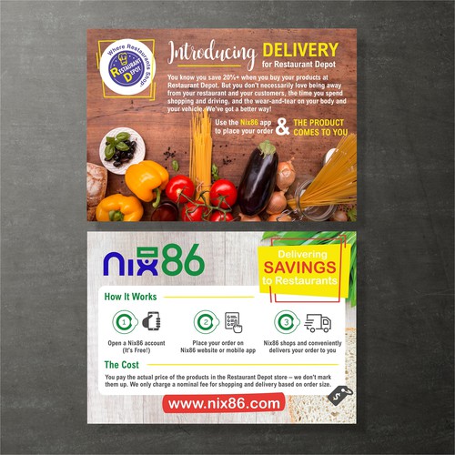 Restaurant Delivery Flyer