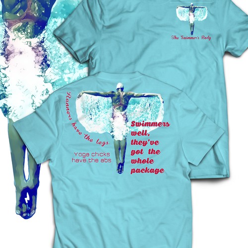 Design T shirt for Female Swimmer - Guarantee Prize