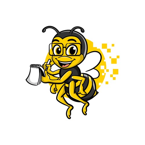 "Journalist Bee" logo